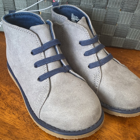 Boys Grey Cat and Jack dress boots - Picture 3 of 3